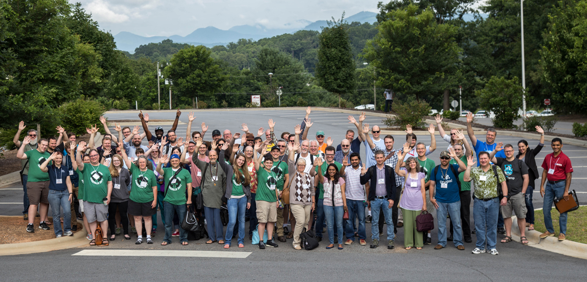Drupal Camp Asheville 2016 group photo