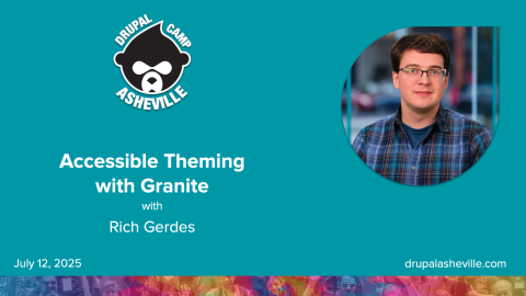Accessible Theming with Granite session slide