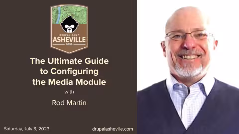 session title slide with Rod's headshot wearing a collared shirt and sweater
