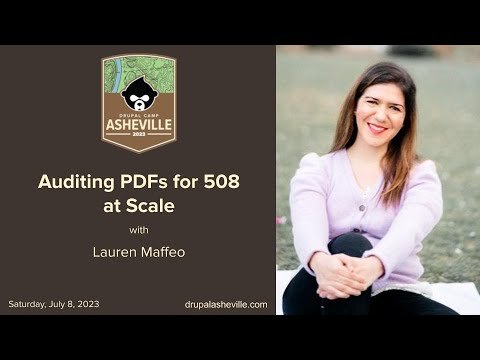 Embedded thumbnail for How to Audit PDFs for 508 at Scale