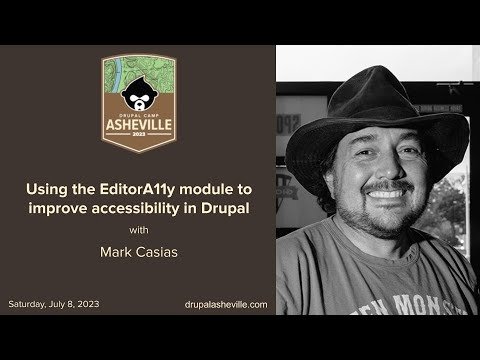 Embedded thumbnail for Using the EditorA11y module to improve accessibility in Drupal