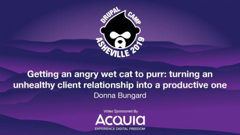 Embedded thumbnail for Getting an angry wet cat to purr: turning an unhealthy client relationship into a productive one