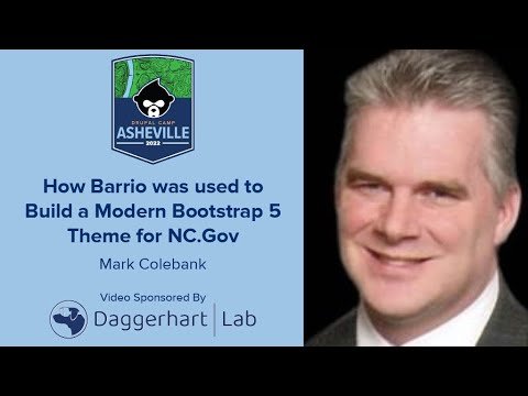 Embedded thumbnail for How Barrio was used to Build a Modern Bootstrap 5 Theme for NC.Gov