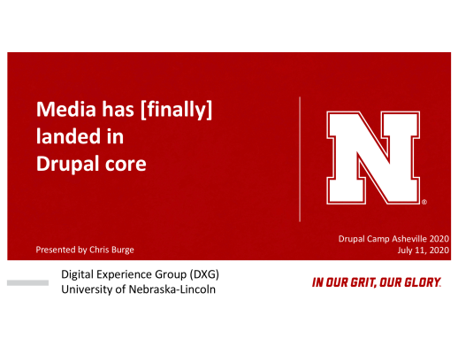 Media Has [finally] Landied In Drupal Core