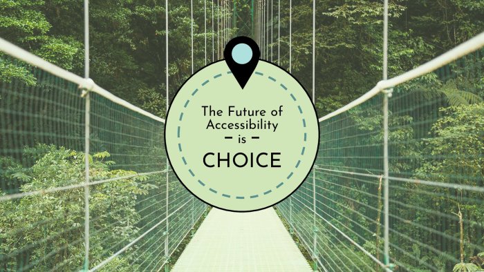 Slide: The Future Of Accessibility Is Choice