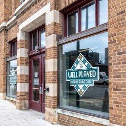 Well Played Board Game Cafe entrance
