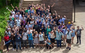 Drupal Camp Asheville 2022 group photo.
