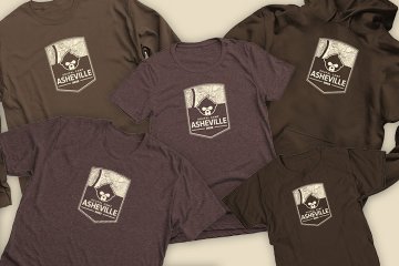2023 Drupal Camp Asheville shirts and hoodie.