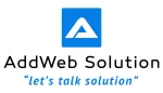 Add Web Solution: "let's talk solution" logo
